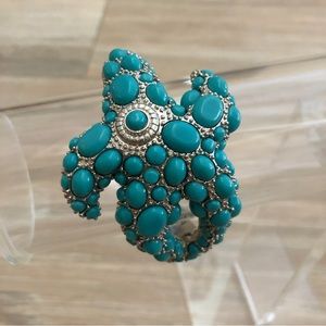 Hinged Starfish Bangle